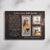Personalized Memorial Canvas – Custom Tribute Wall Art with 3 Photos & Name