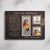 Personalized Memorial Canvas – Custom Tribute Wall Art with 3 Photos & Name