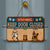 Personalized Keep Door Closed Door Sign - Entrance Decoration - Pets Wooden Sign - Up to 6 Pets