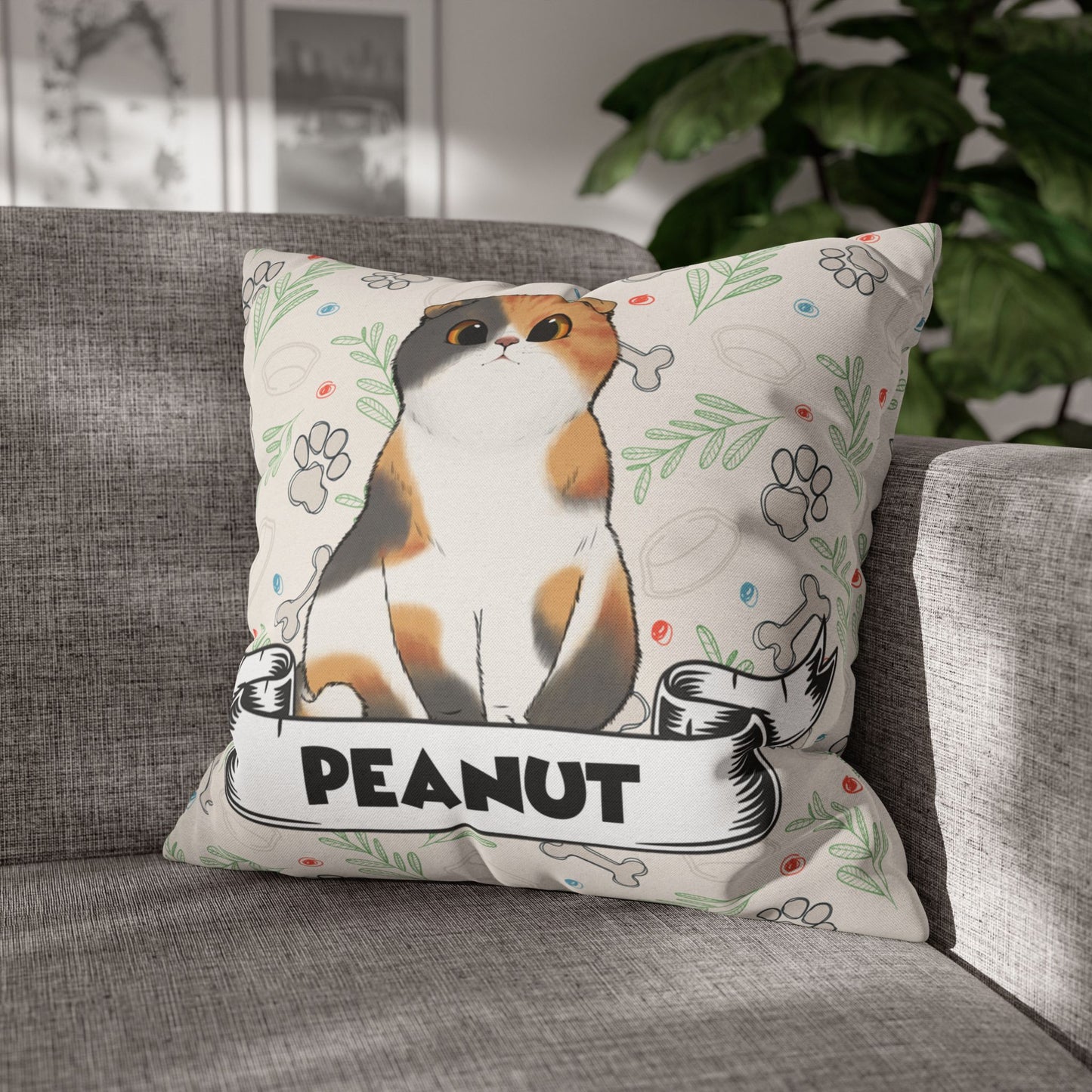 Personalized Pet Pillow Case - Cat/Dog Pet Pillow Case - Pet Owner Gift copy