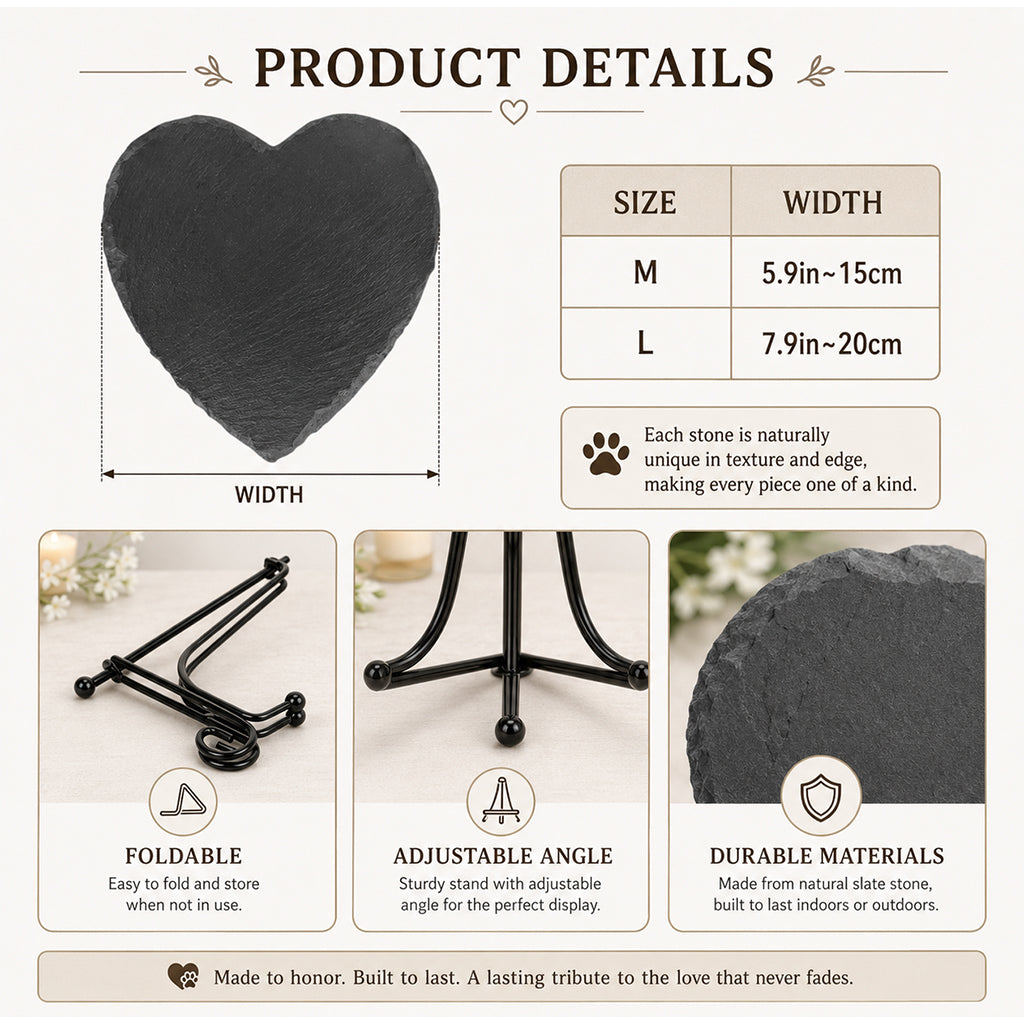 Personalized Butterfly Pet Memorial Garden Stone Heart