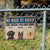 Personalized Metal Sign - Entrance Decoration - Pets Metal Sign - Up To 6 Pets