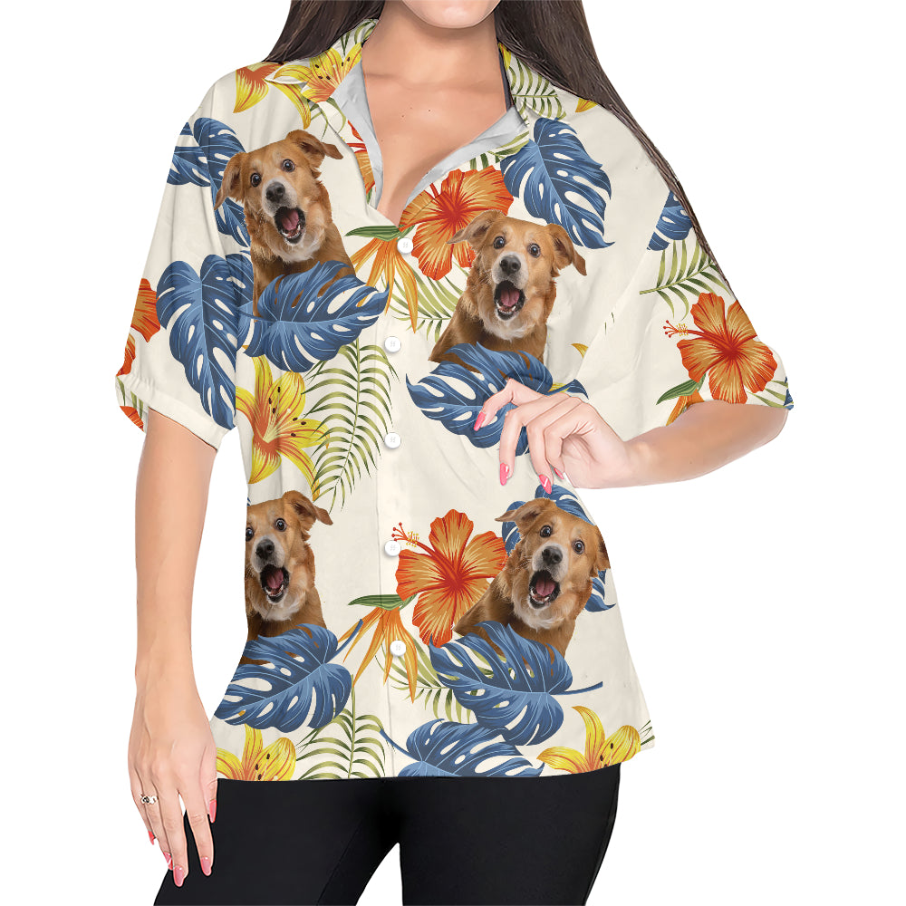 Chemise hawaïenne personnalisée - Téléchargez jusqu'à 6 photos - HS25333 