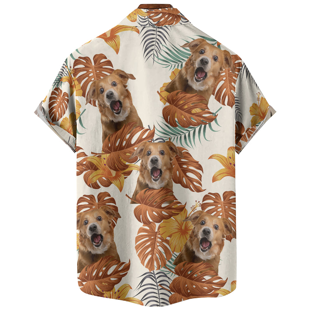 Chemise hawaïenne personnalisée - Jusqu'à 6 photos - Chemise personnalisée - HS25028 