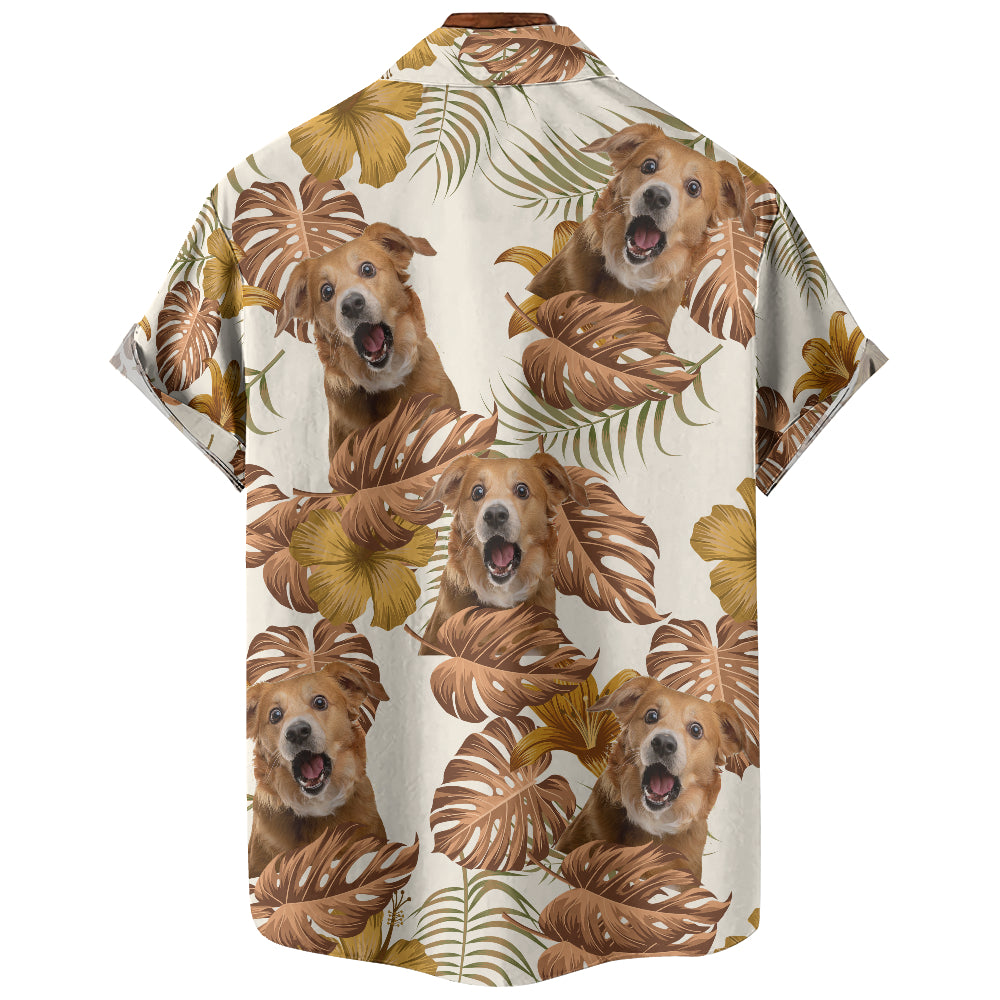 Chemise hawaïenne personnalisée - Jusqu'à 6 photos - Chemise personnalisée - HS25085 