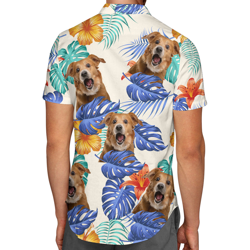 Chemise hawaïenne personnalisée - Jusqu'à 6 photos - Chemise personnalisée - HS25023 