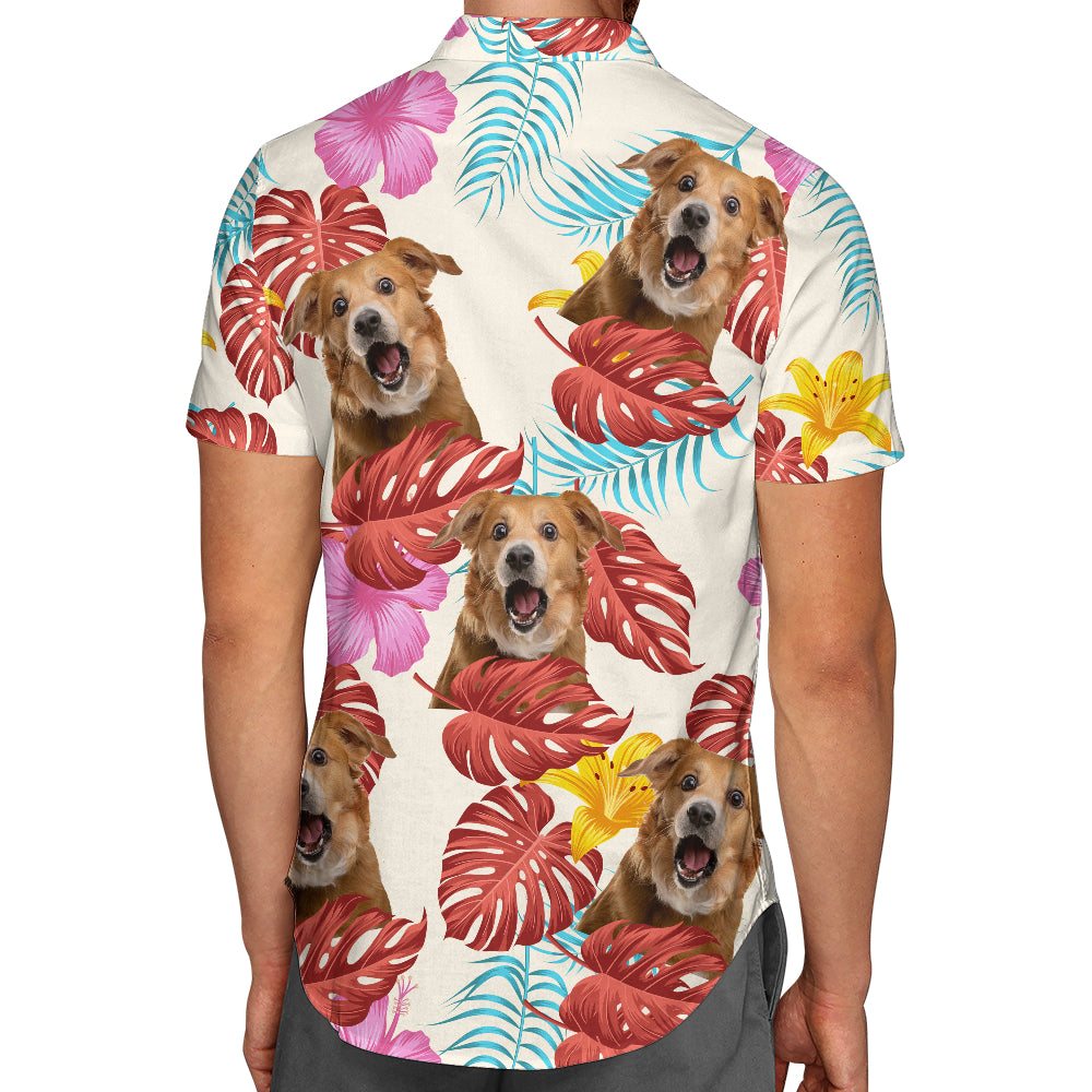Chemise hawaïenne personnalisée - Jusqu'à 6 photos - Chemise personnalisée - HS25042 