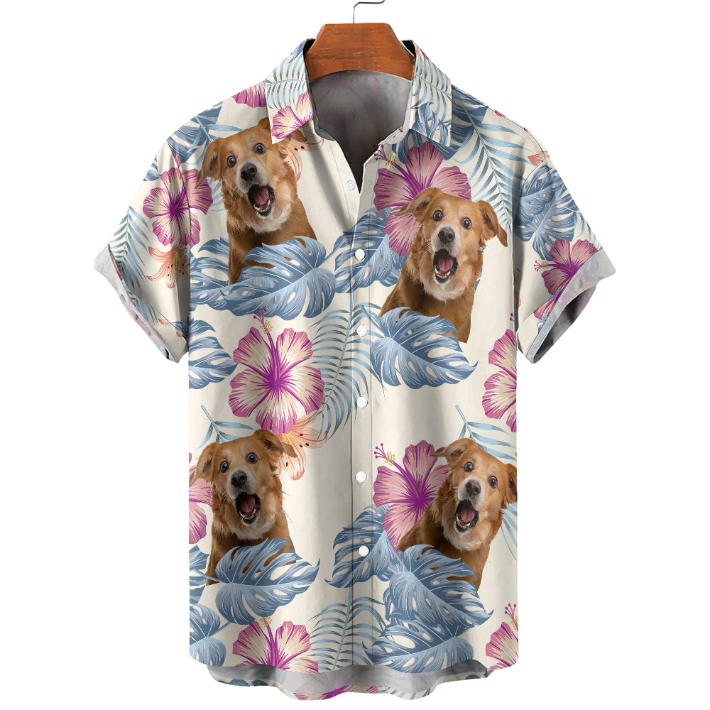 Personalized Hawaiian Shirt - Upload up to 6 Photos - HS25008