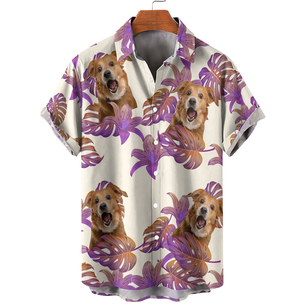 Personalized Hawaiian Shirt - Upload up to 6 Photos - HS25005