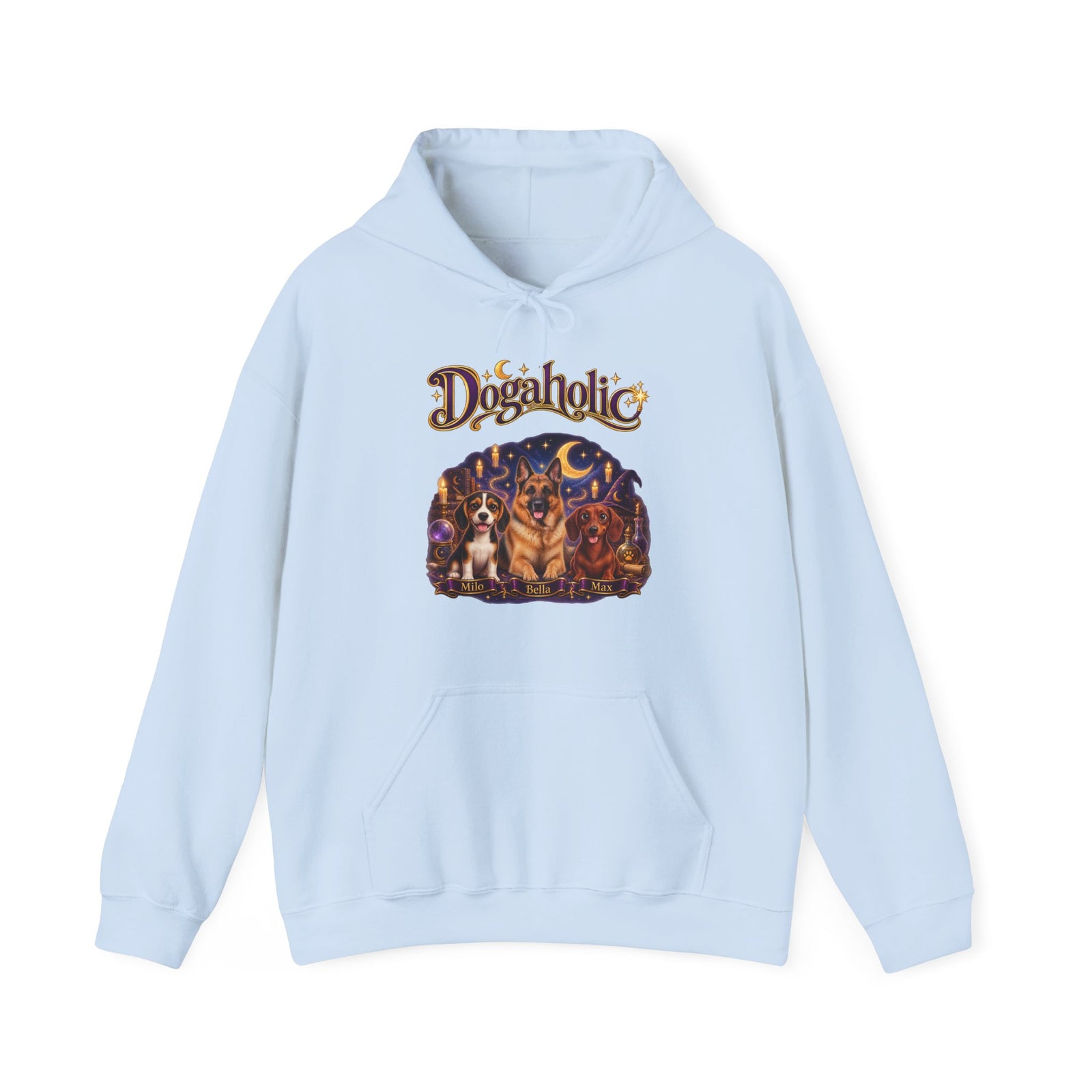 Personalized Dog Hoodie – Dogaholic Wizard Pups – photo 19