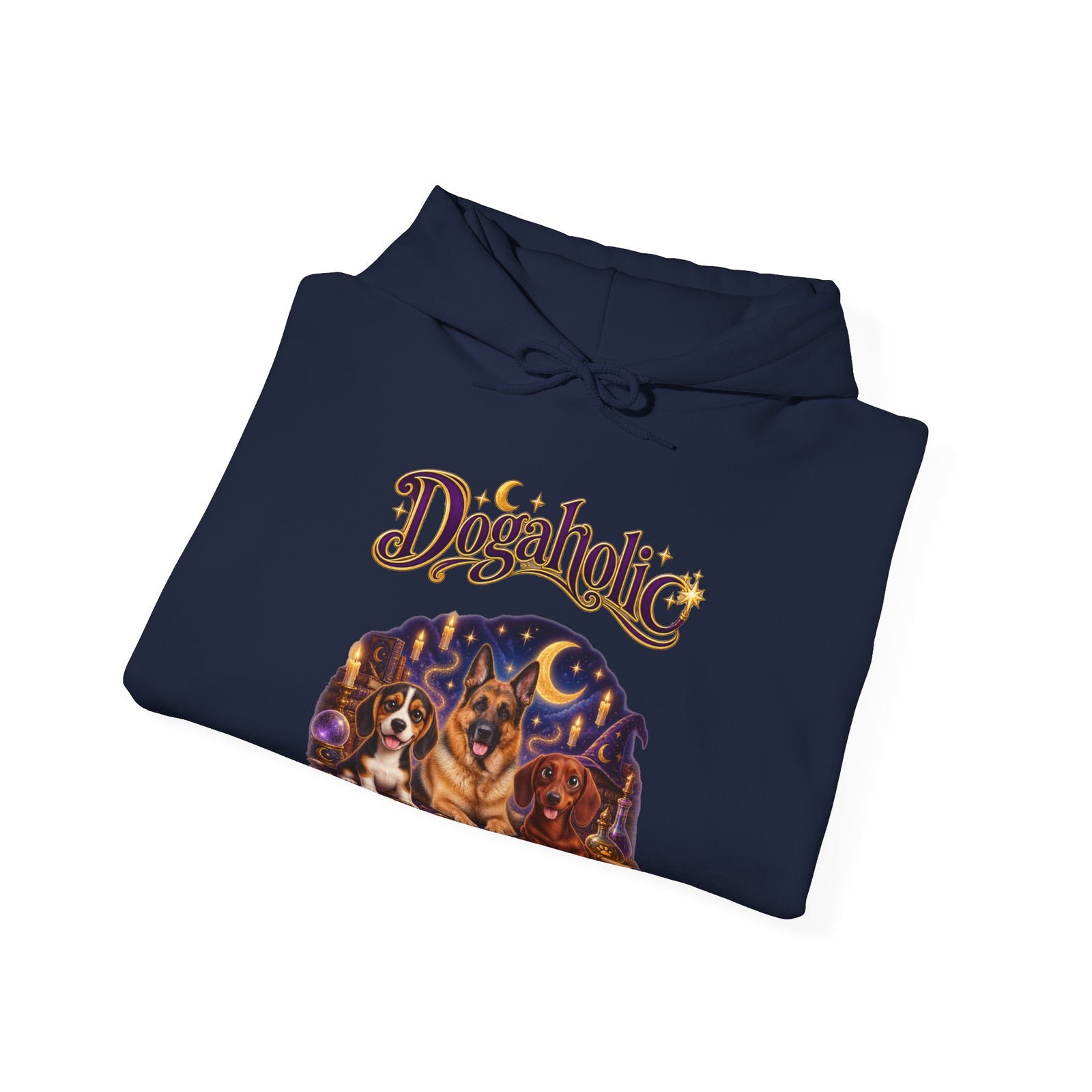 Personalized Dog Hoodie – Dogaholic Wizard Pups – photo 3