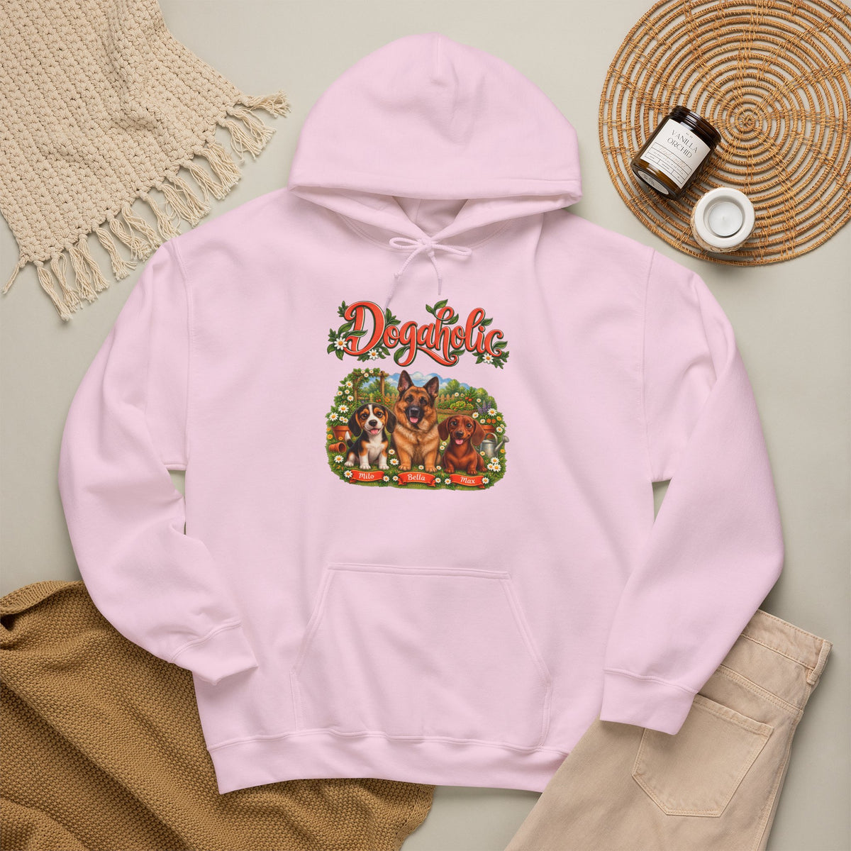 Personalized Dog Hoodie – Dogaholic Garden – Foto 17