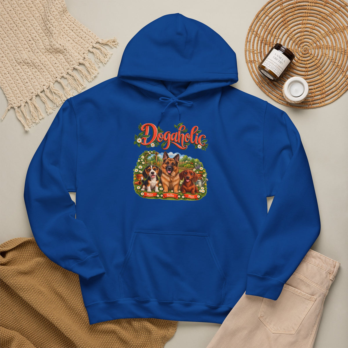 Personalized Dog Hoodie – Dogaholic Garden – Foto 14