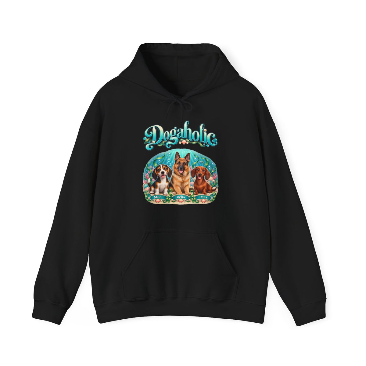 Personalized Dog Hoodie – Dogaholic Underwater – Foto 10