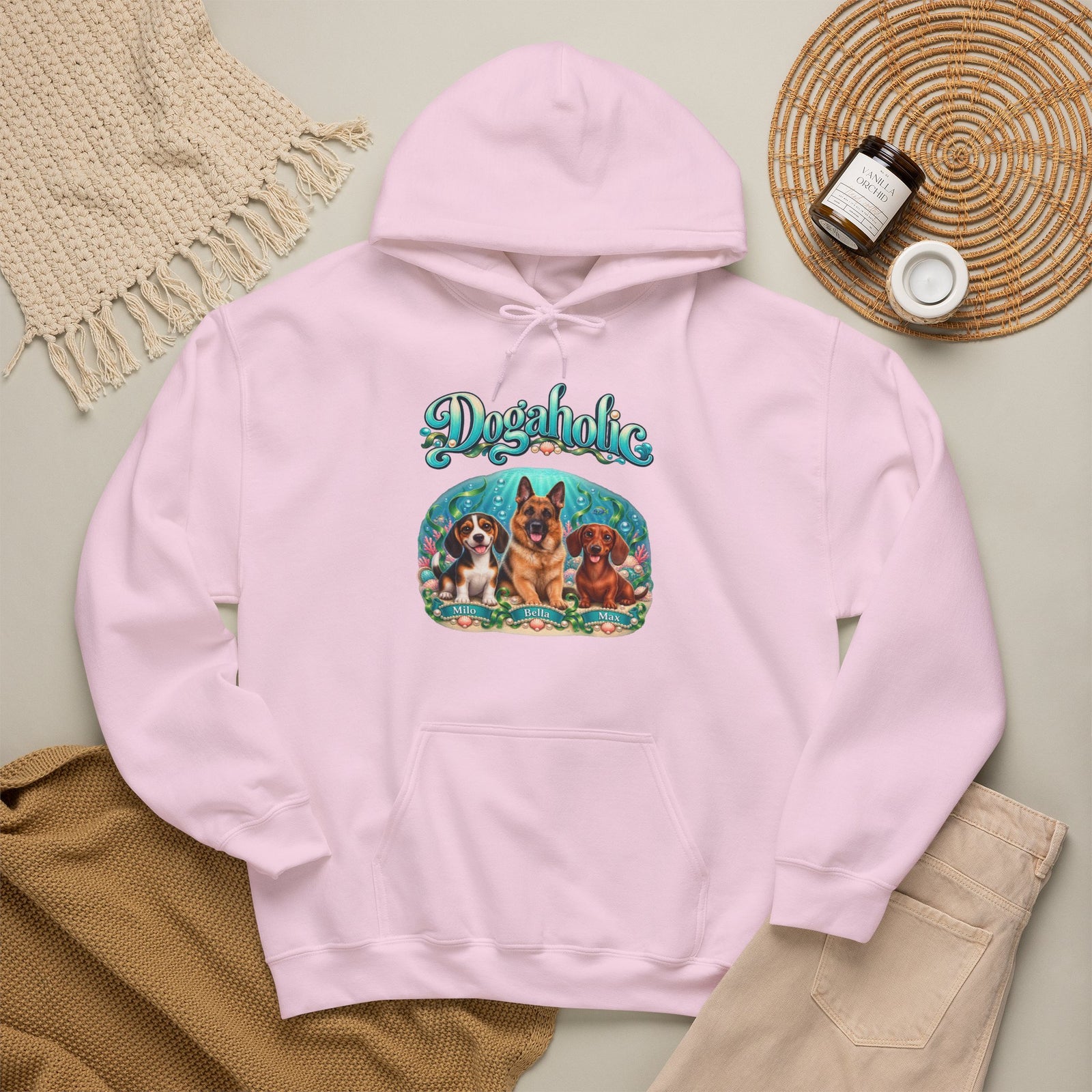 Personalized Dog Hoodie – Dogaholic Underwater – Foto 17