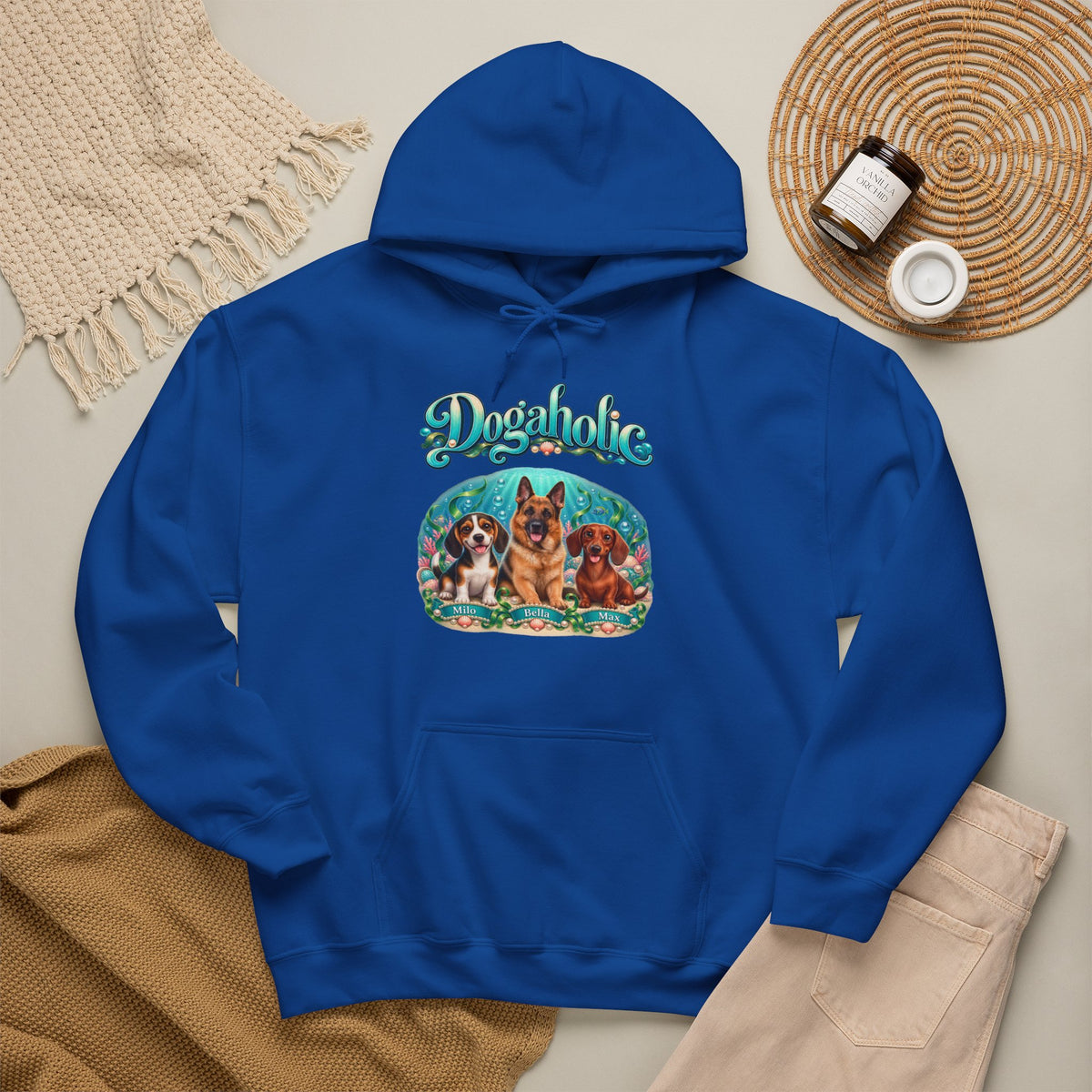 Personalized Dog Hoodie – Dogaholic Underwater – Foto 14