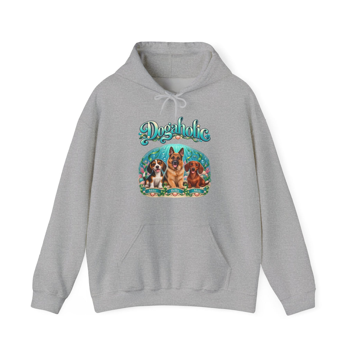 Personalized Dog Hoodie – Dogaholic Underwater – Foto 4