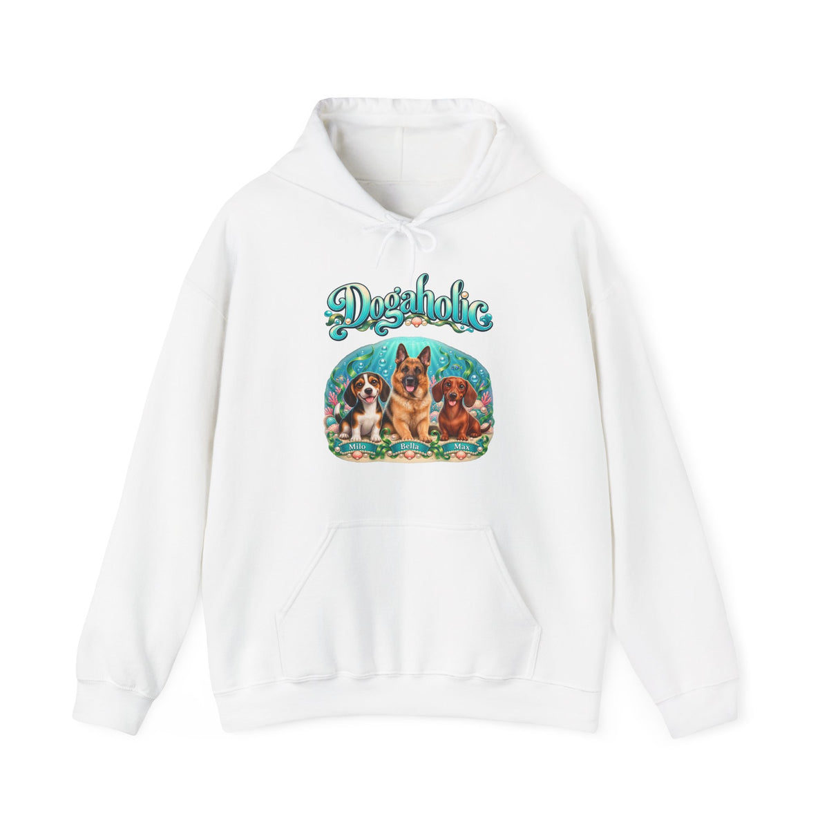 Personalized Dog Hoodie – Dogaholic Underwater – Foto 7
