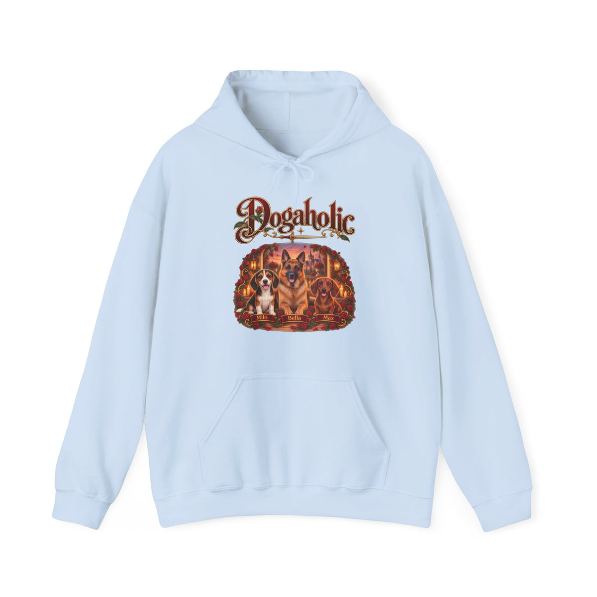 Personalized Dog Hoodie – Dogaholic Rose Fantasy – Foto 19