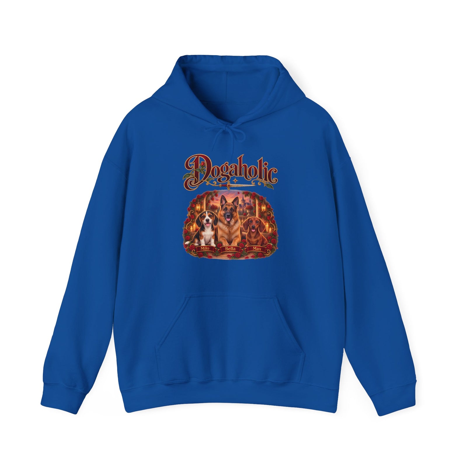 Personalized Dog Hoodie – Dogaholic Rose Fantasy – Foto 13