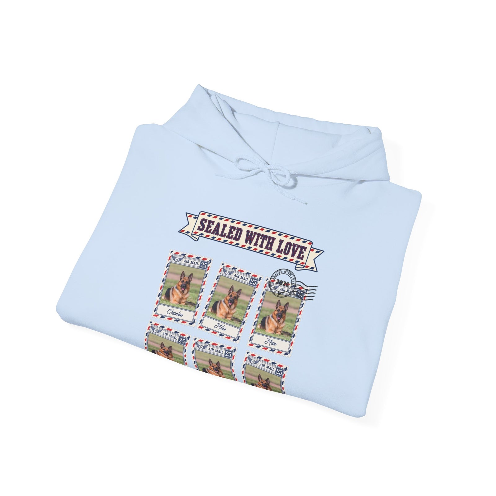 Personalized Dog Hoodie – Sealed With Love Air Mail – photo 21