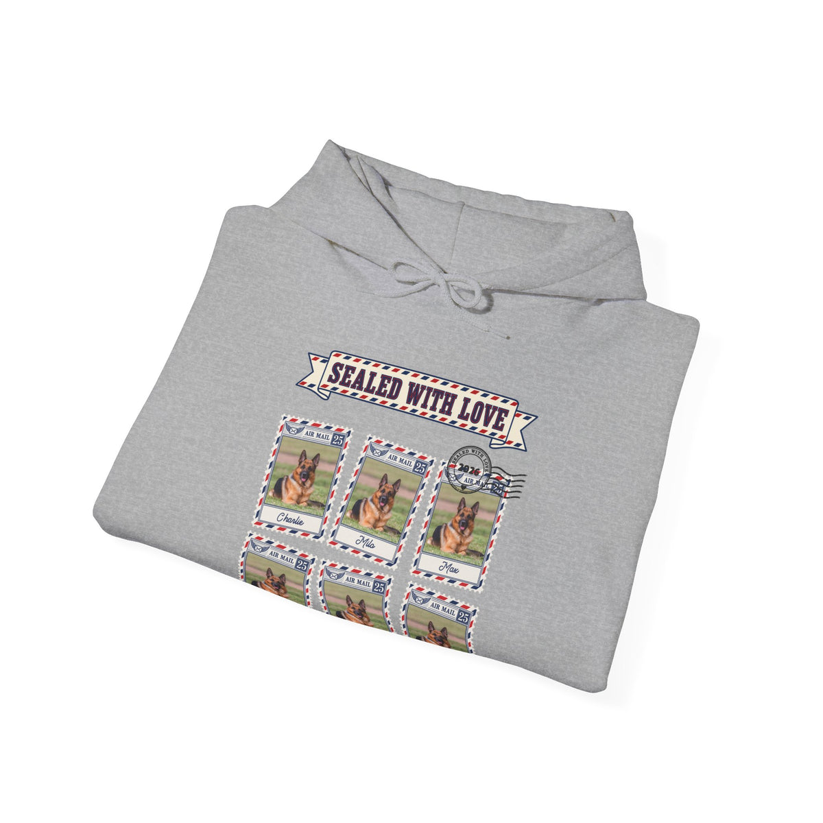Personalized Dog Hoodie – Sealed With Love Air Mail – photo 6