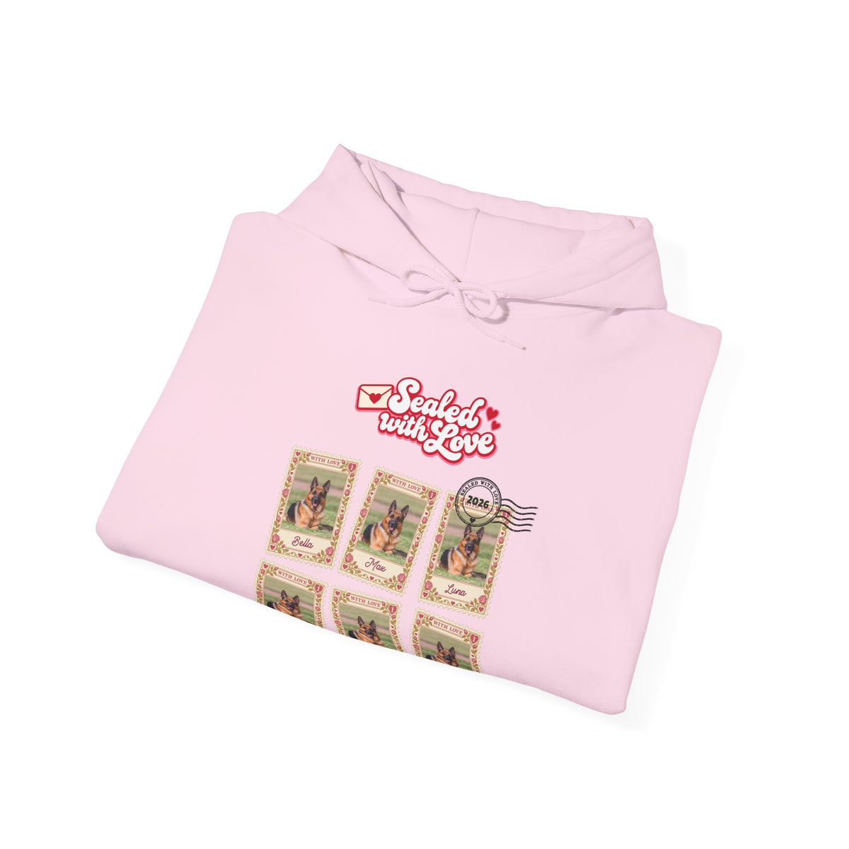 Personalized Dog Hoodie – Sealed with Love Stamps – Foto 18