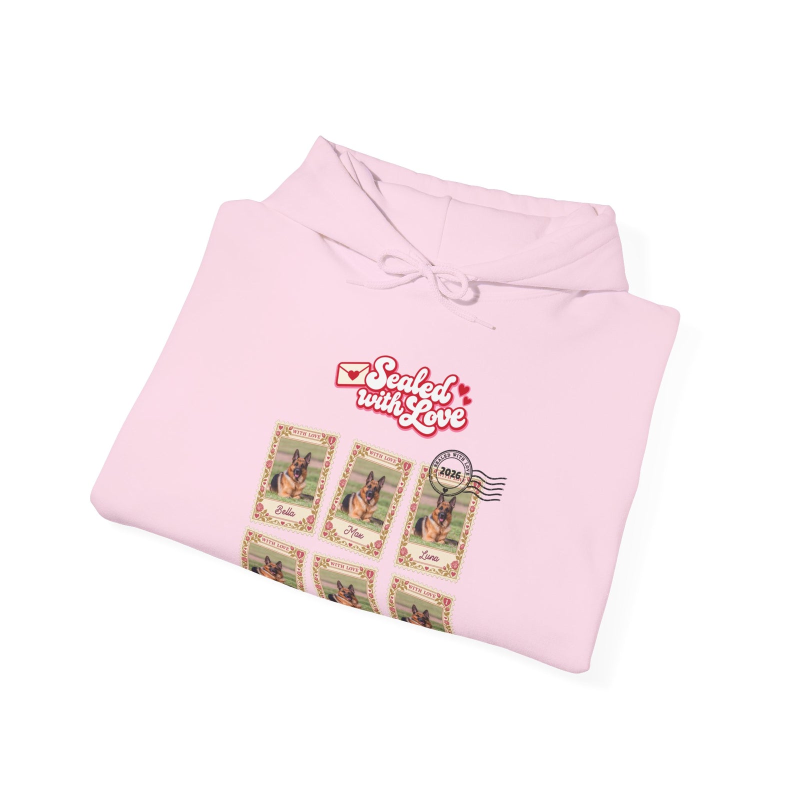 Personalized Dog Hoodie – Sealed with Love Stamps – Foto 18