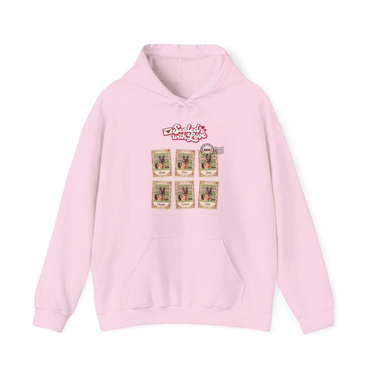 Personalized Dog Hoodie – Sealed with Love Stamps – Foto 16