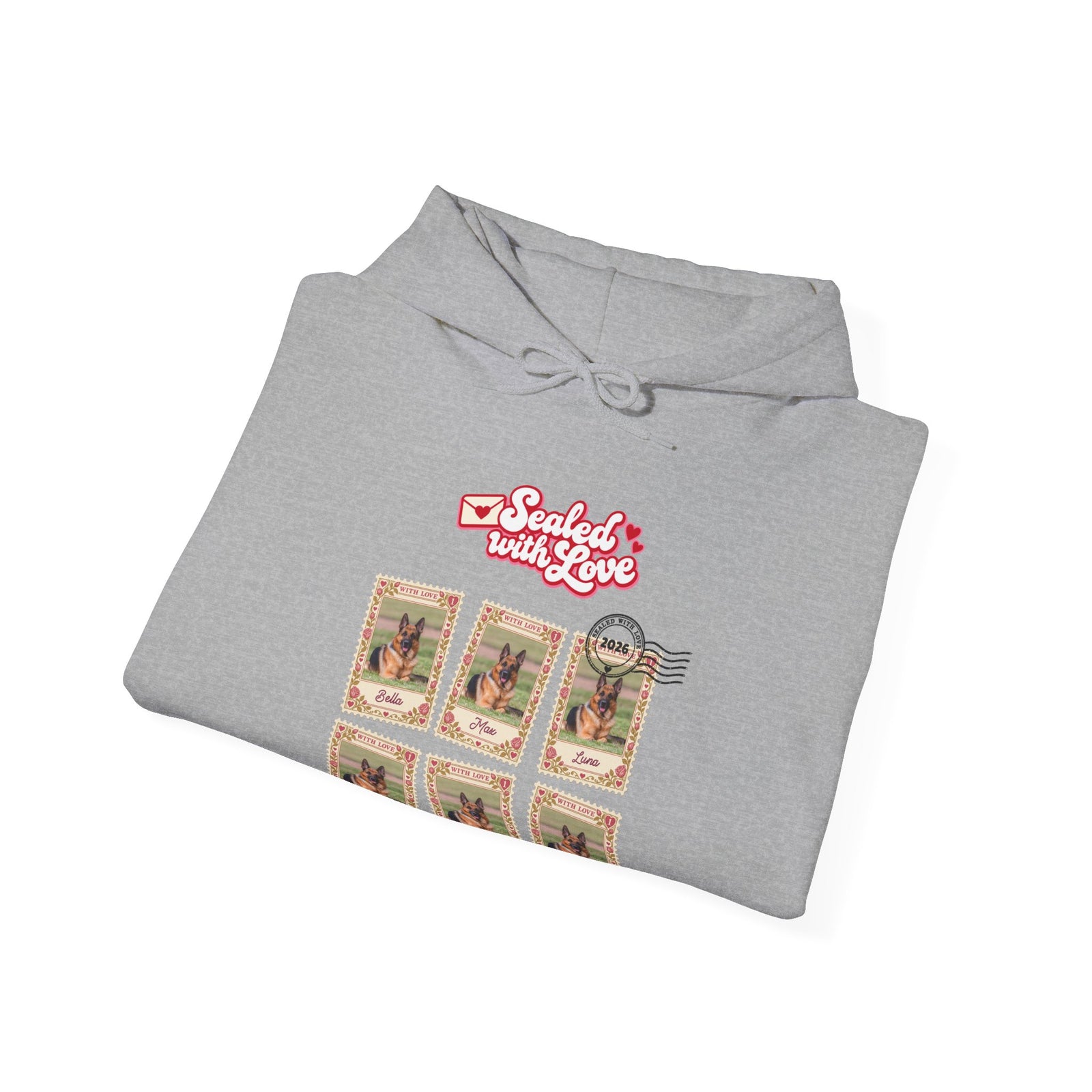 Personalized Dog Hoodie – Sealed with Love Stamps – Foto 6