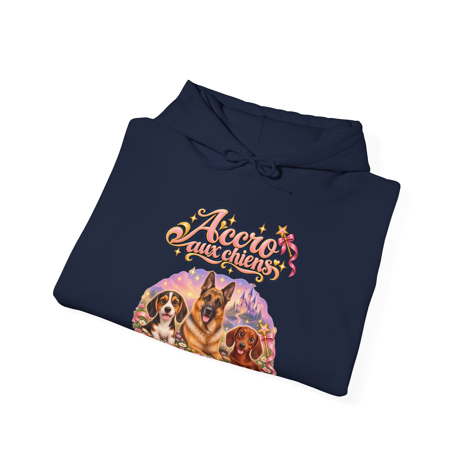 Sweat à capuche chien personnalisé – Accro aux chiens – photo 3