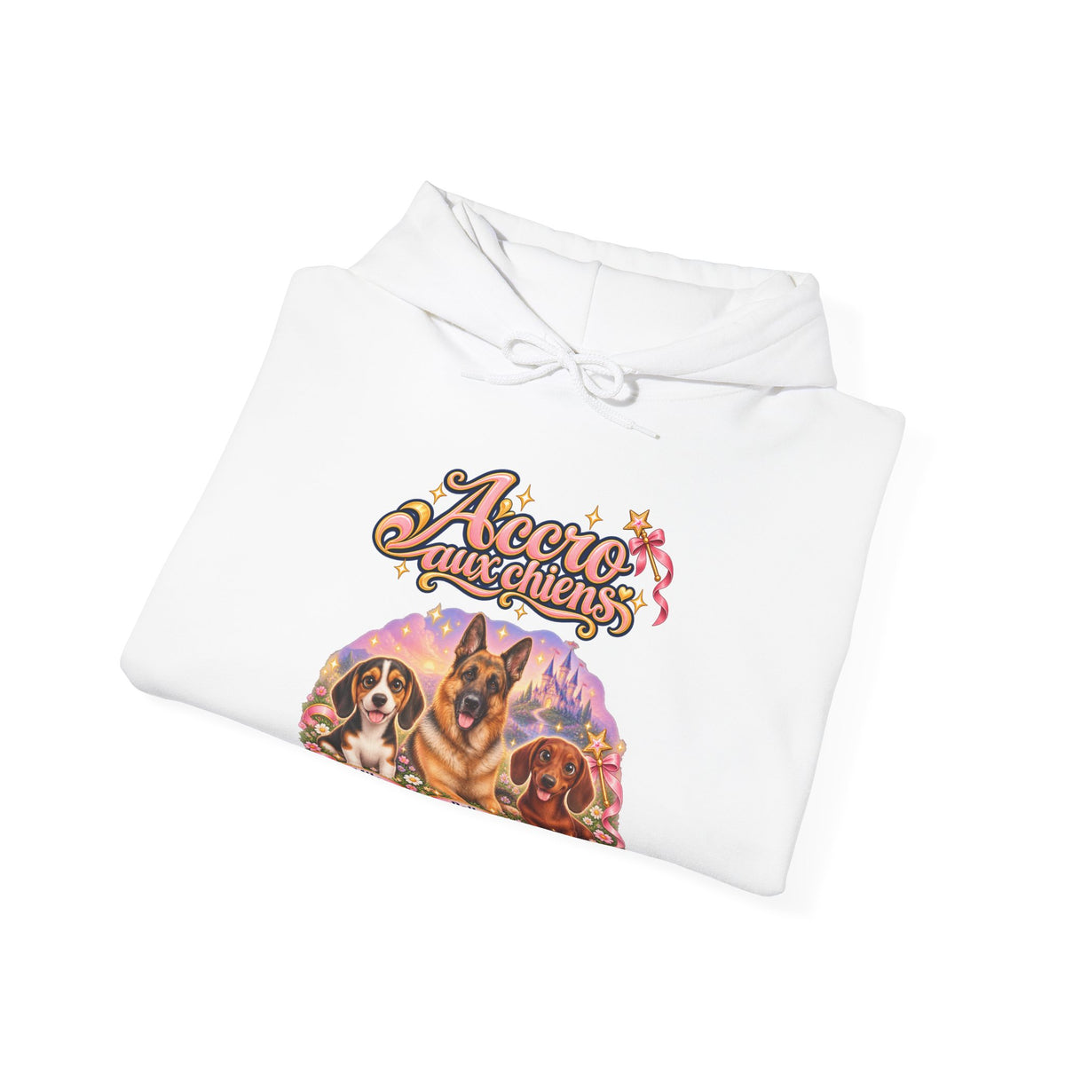 Sweat à capuche chien personnalisé – Accro aux chiens – photo 9