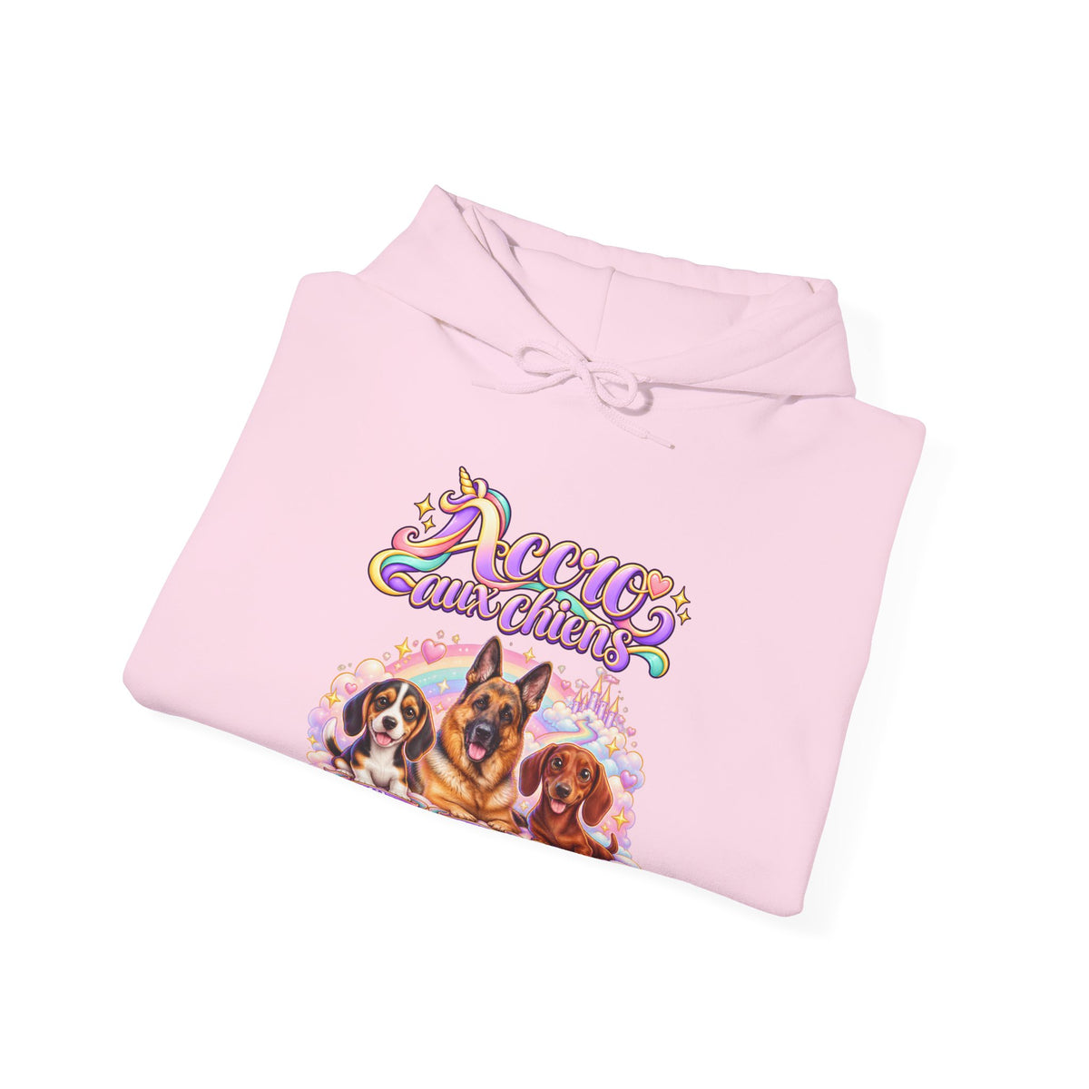 Sweat à capuche chien personnalisé – Licorne arc-en-ciel – photo 18