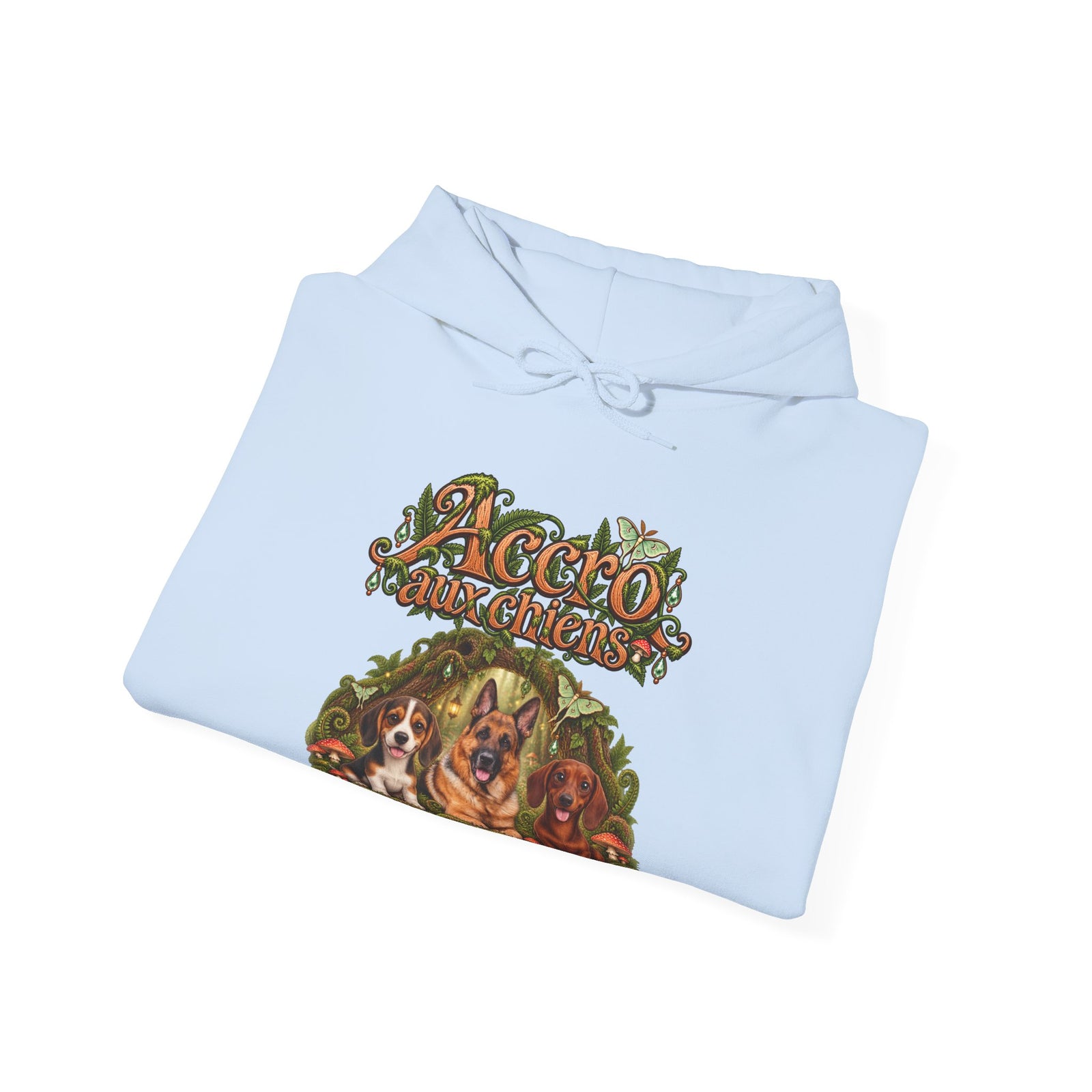 Sweat à capuche chien personnalisé – Forêt féerique – photo 21