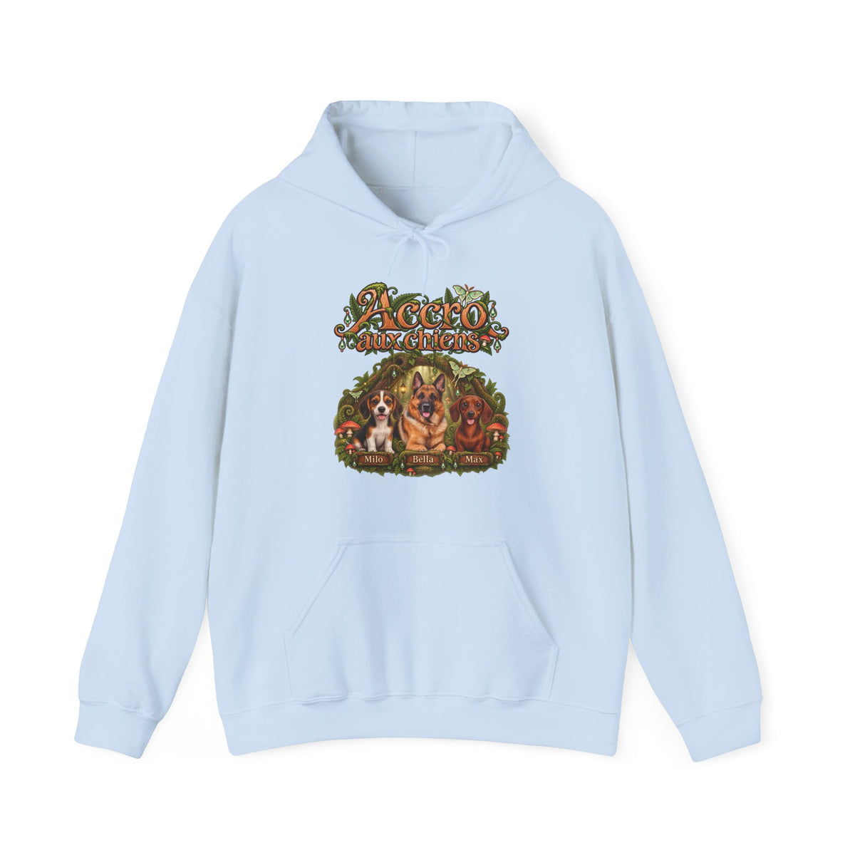 Sweat à capuche chien personnalisé – Forêt féerique – photo 19
