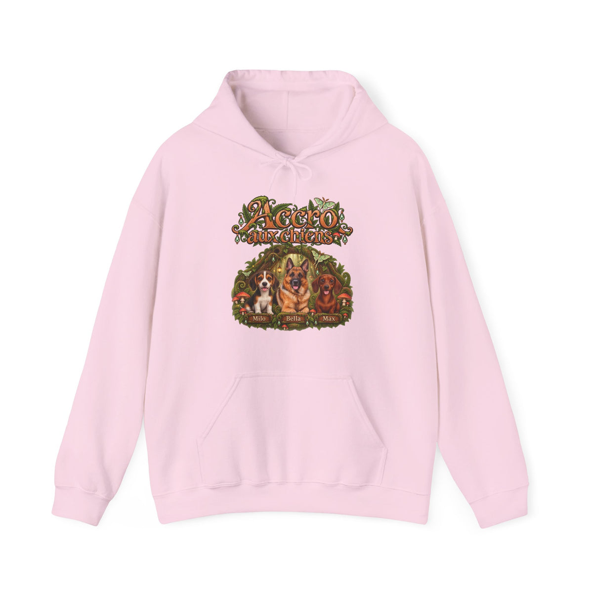 Sweat à capuche chien personnalisé – Forêt féerique – photo 16