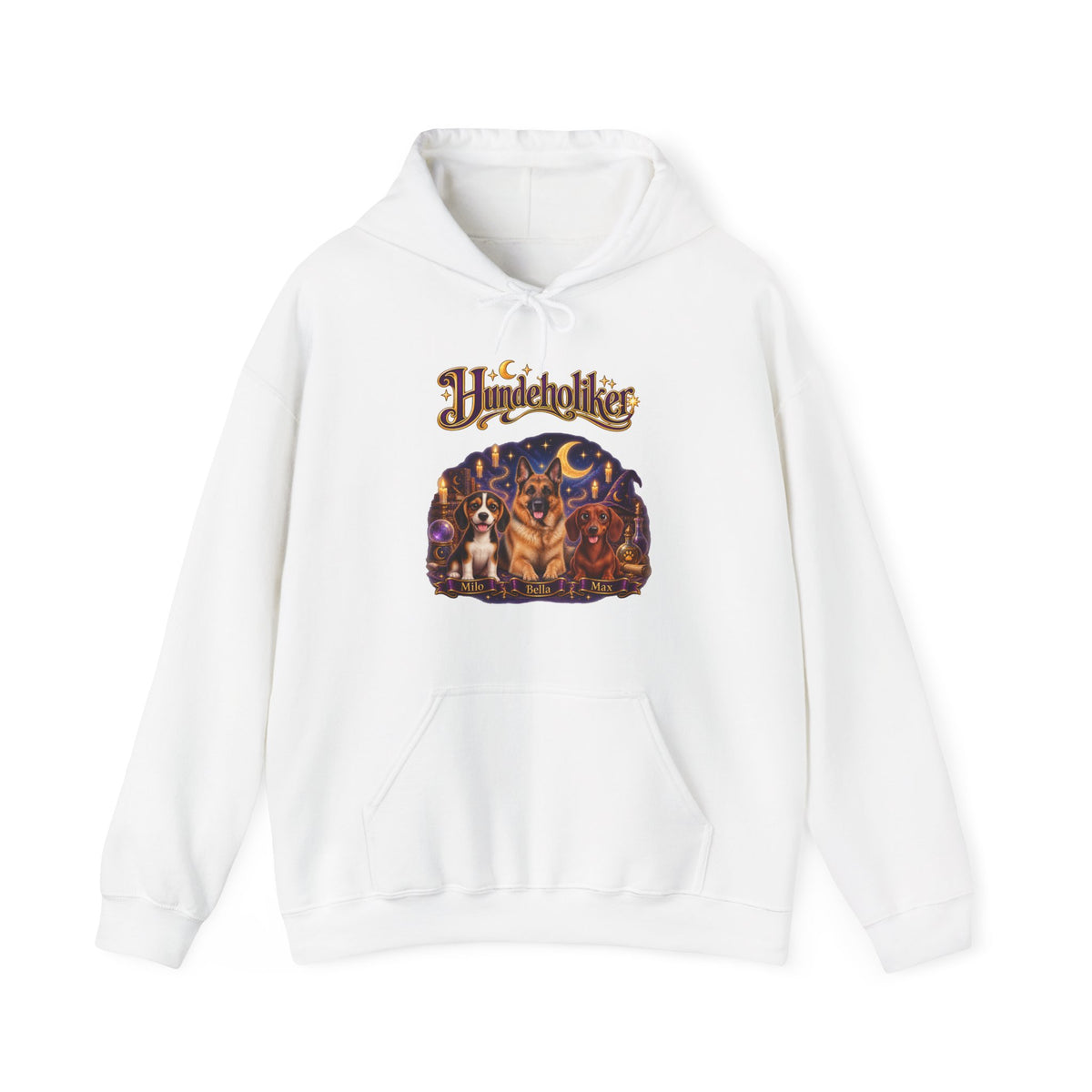 Personalisierter Hoodie Hund – Hundeholiker Zauberer – Foto 7
