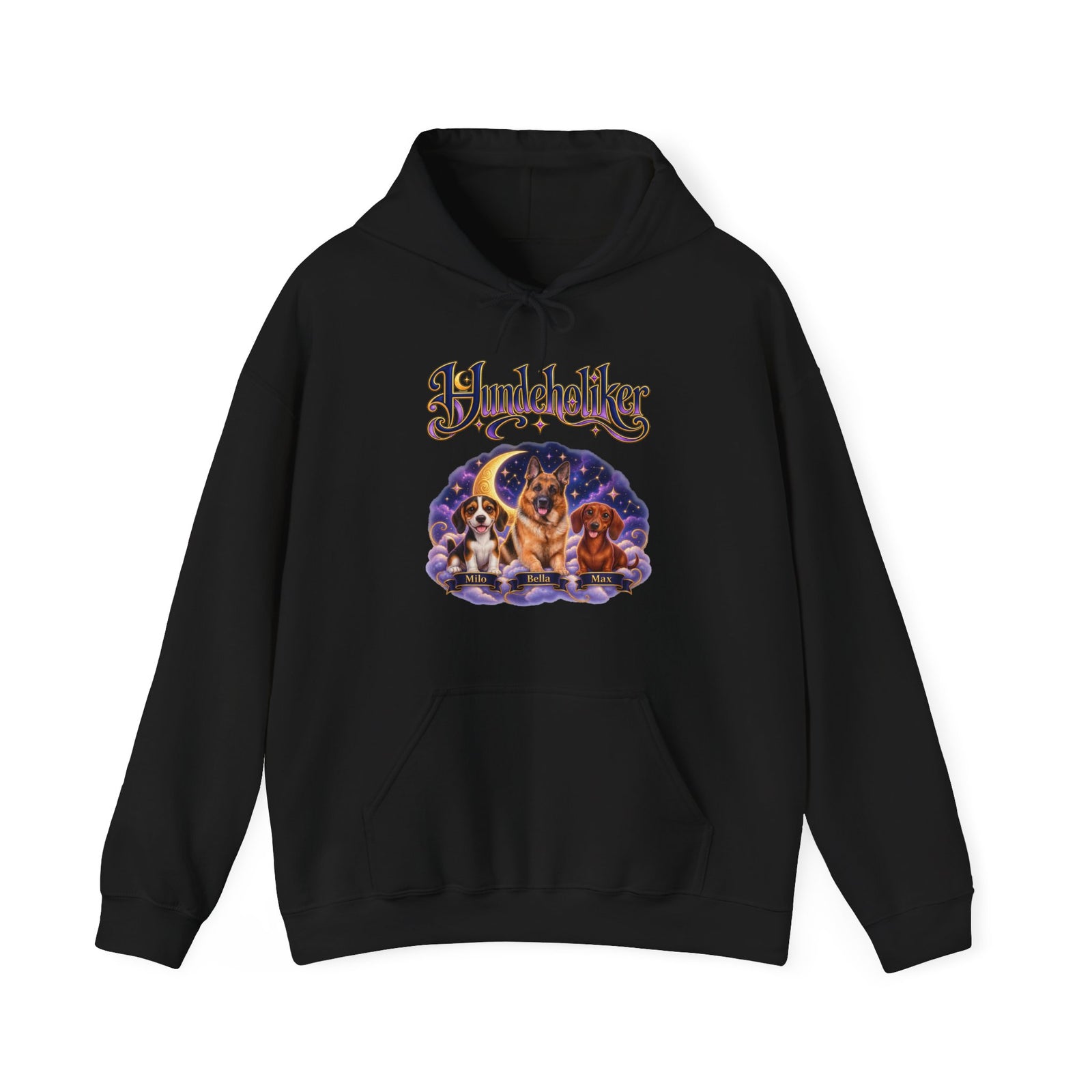 Personalisierter Hund Hoodie – Hundeholiker Sternenhimmel – Foto 10