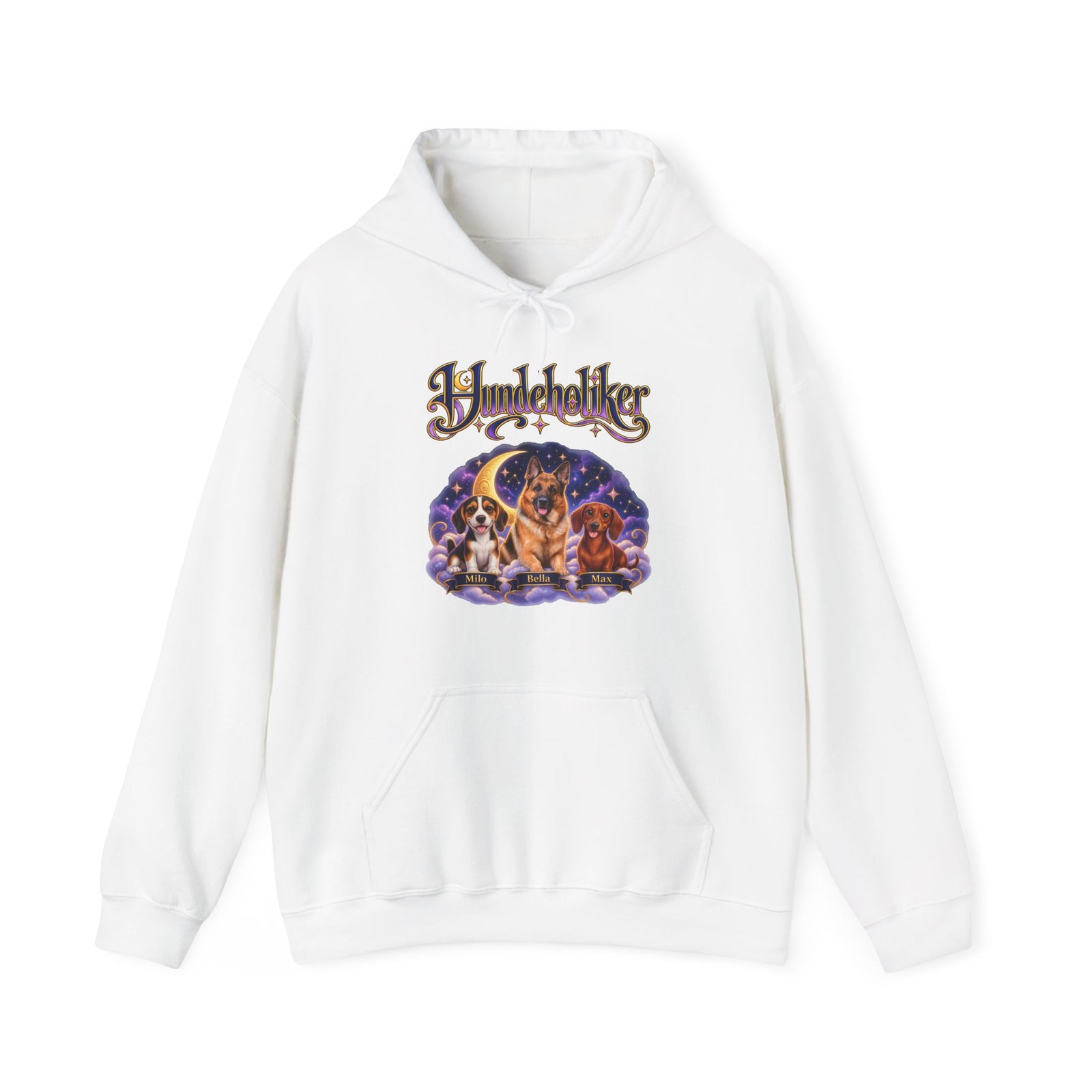 Personalisierter Hund Hoodie – Hundeholiker Sternenhimmel – Foto 7