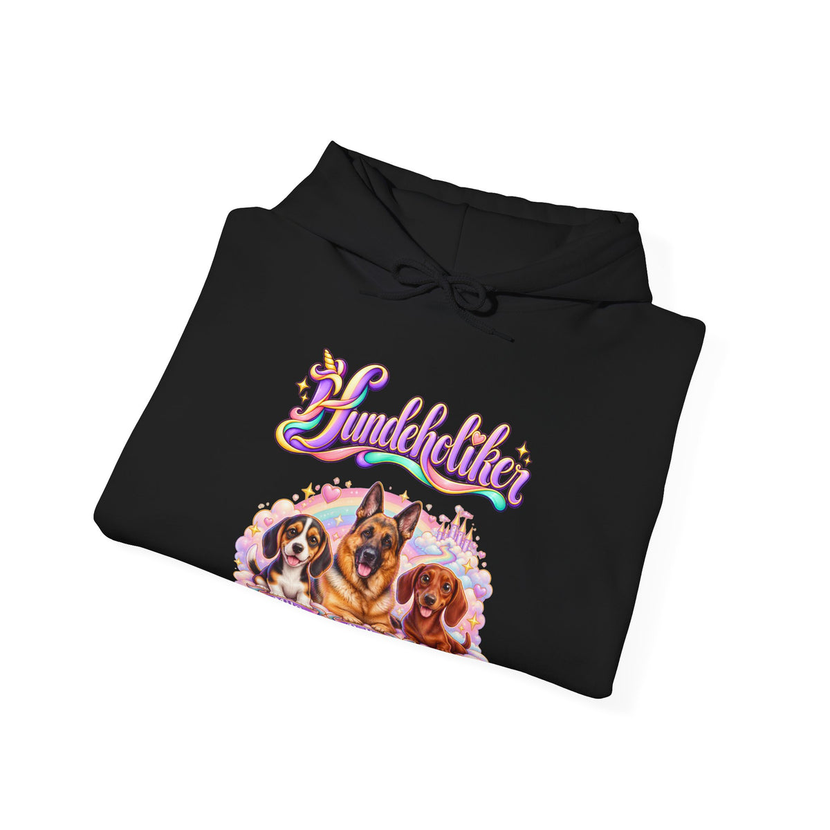 Personalisierter Hund Hoodie – Hundeholiker Regenbogen – Foto 12