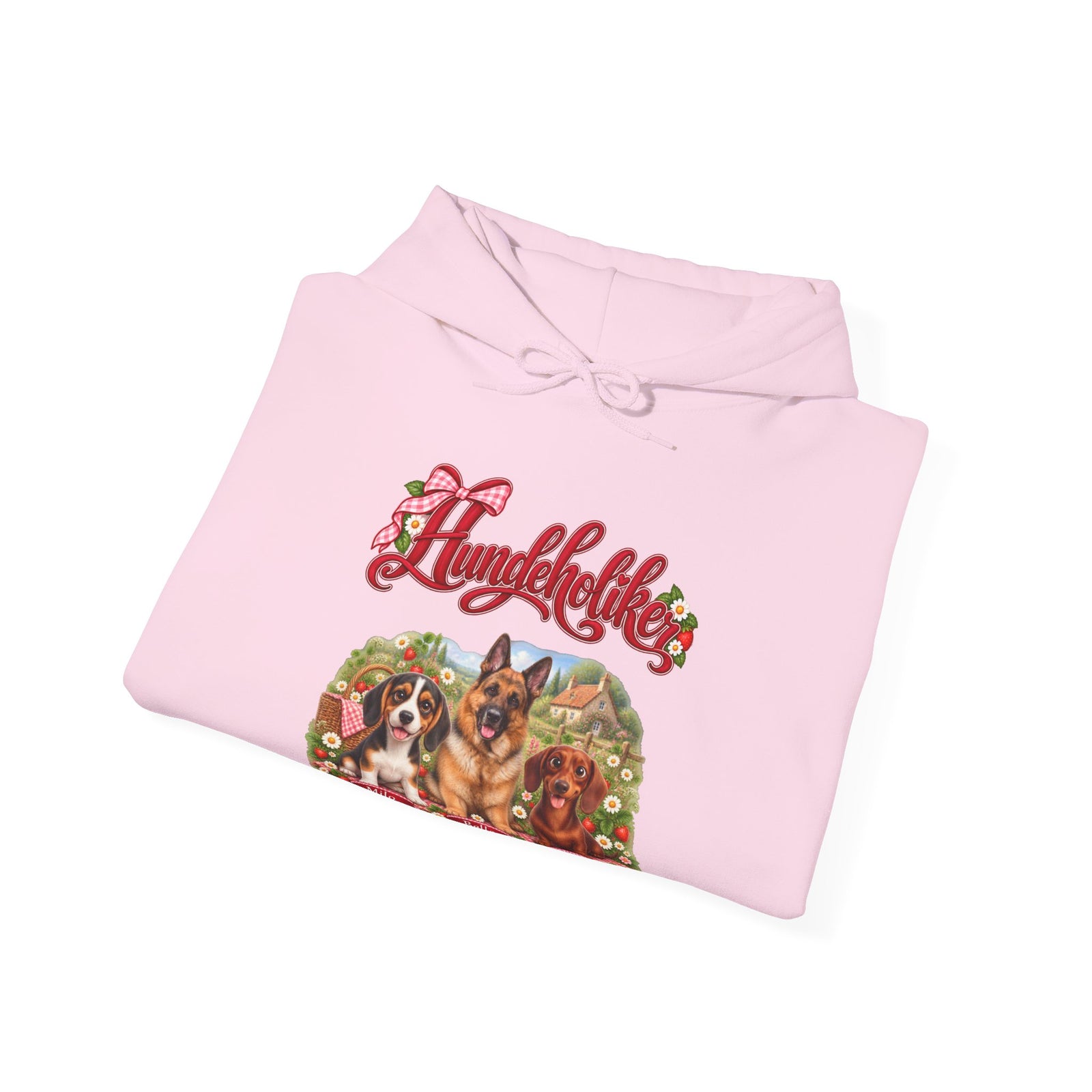 Personalisierter Hund Hoodie – Hundeholiker Erdbeer-Picknick – Foto 18
