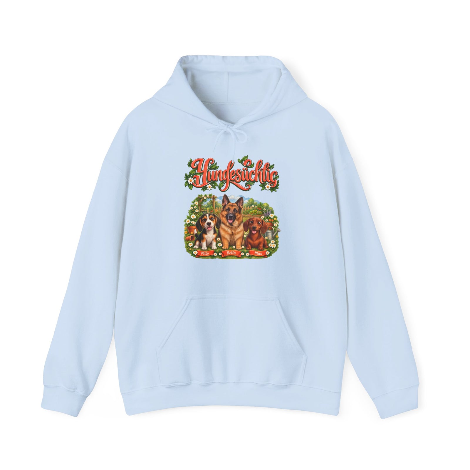 Personalisierter Hoodie mit Hund – Hundesüchtig – Foto 19