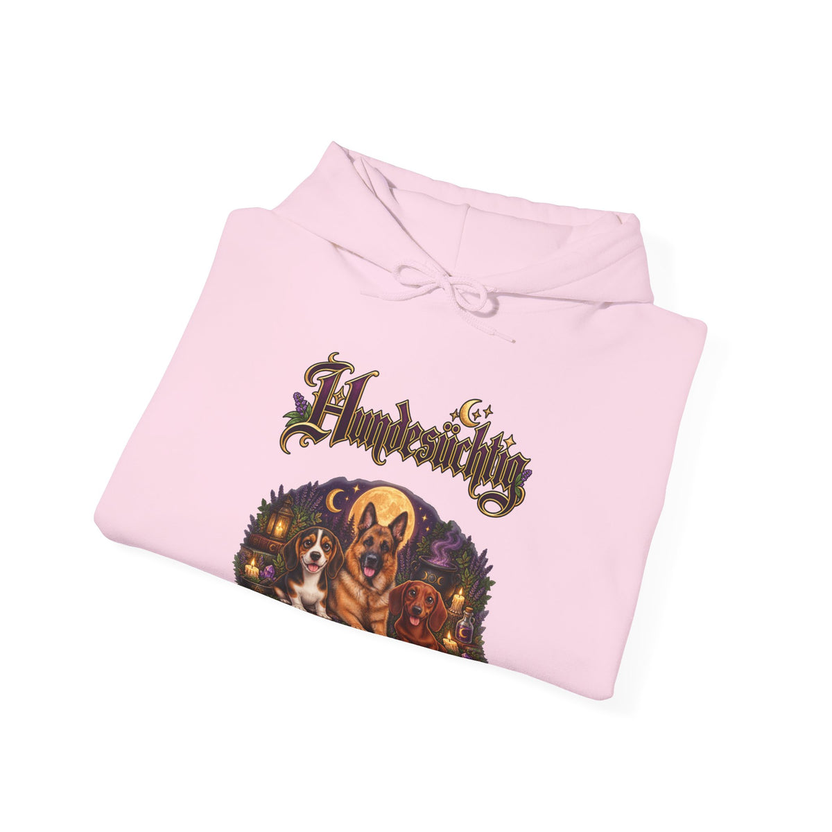 Personalisierter Hund Hoodie – Hundesüchtig Hexen-Mondnacht – Foto 18