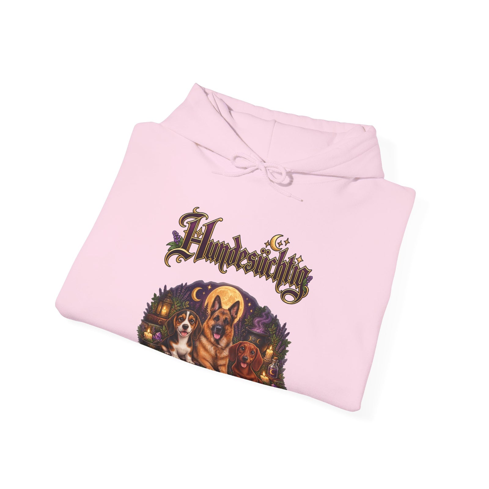 Personalisierter Hund Hoodie – Hundesüchtig Hexen-Mondnacht – Foto 18