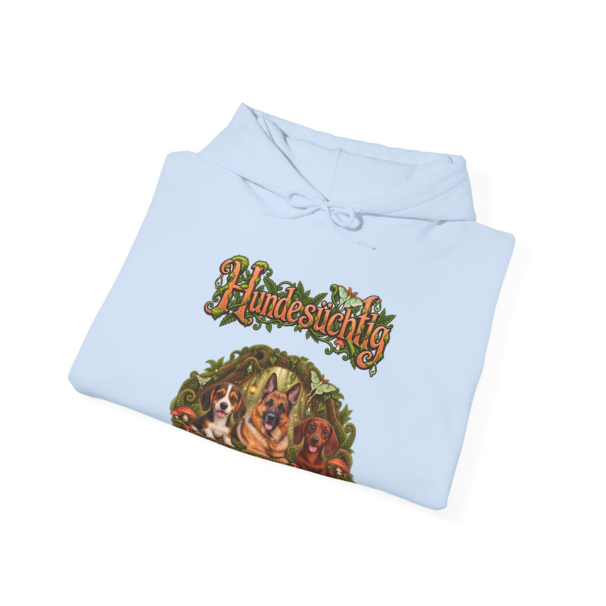Personalisierter Hund Hoodie – Hundesüchtig Zauberwald – Foto 21