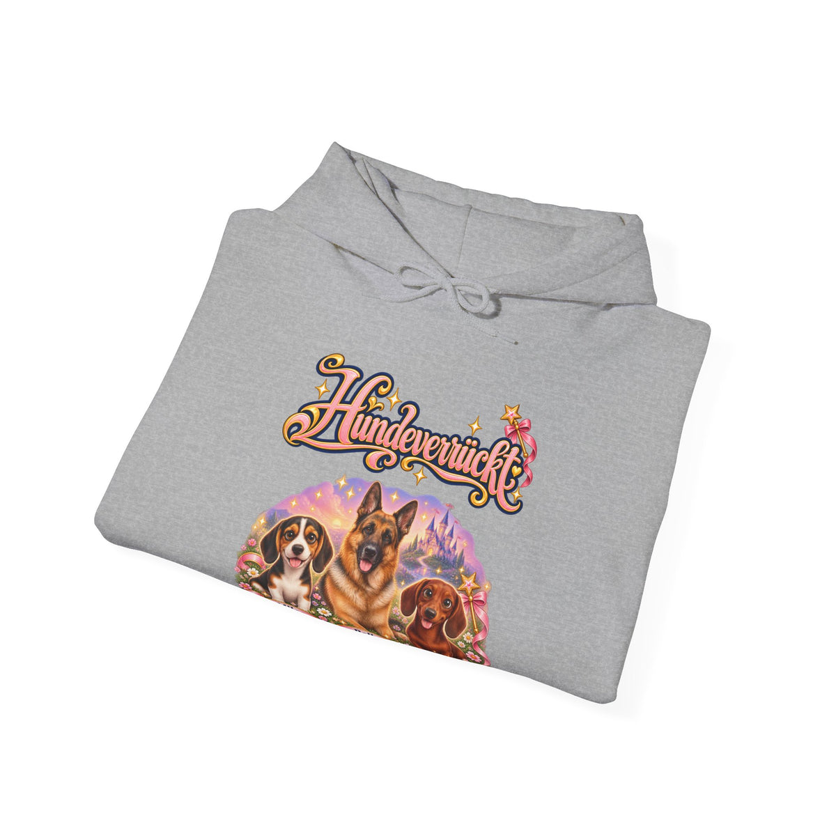 Personalisierter Hoodie mit Hund – Hundeverrückt Märchen – Foto 6