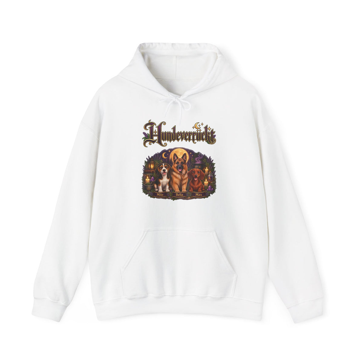 Personalisierter Hoodie mit Hund – Hundeverrückt – Foto 7