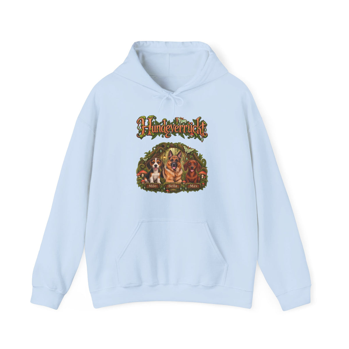 Personalisierter Hoodie mit Hund – Hundeverrückt Zauberwald – Foto 19