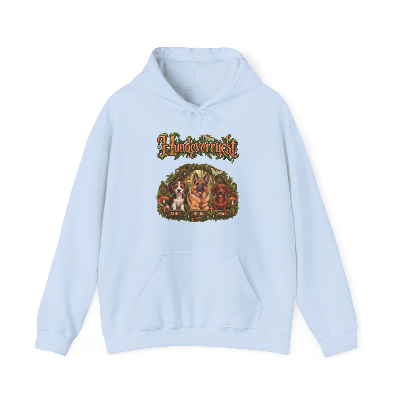 Personalisierter Hoodie mit Hund – Hundeverrückt Zauberwald – Foto 19