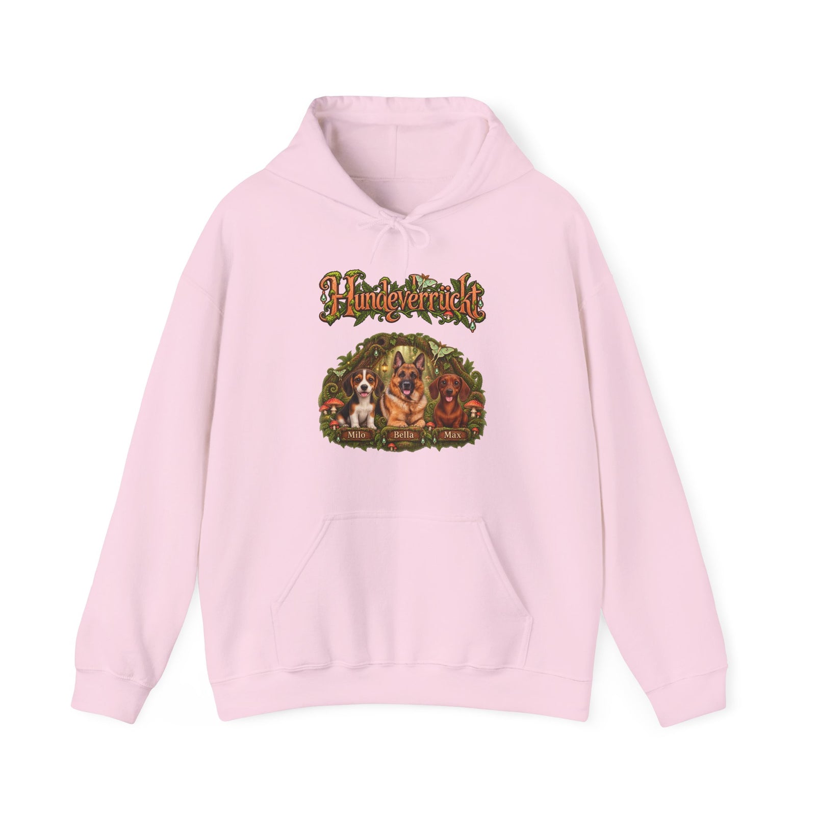 Personalisierter Hoodie mit Hund – Hundeverrückt Zauberwald – Foto 16